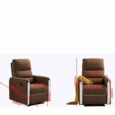 Sofá nórdico de ocio para una sola silla, sofá de tela práctico para apartamento - Foto 4