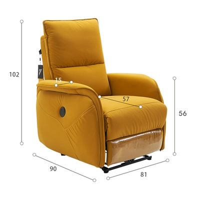 Sofá Space Capsule, tecnología de tela, sofá reclinable trasero eléctrico indivi - Foto 5