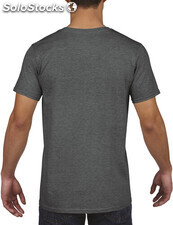 Soft style adult v-neck t-shirt t-shirt de homem com decote em v