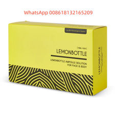 Solución de ampollas lipóliticas en botellas de limón