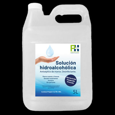 Solución hidroalcohólica -Garrafa 5l.
