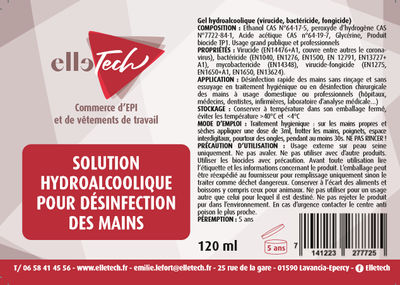 Solution hydroalcoolique 120 ml - Photo 2