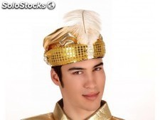 Sombrero arabe dorado