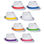 Sombrero blanco con banda de color - 1