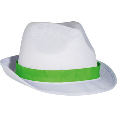 Sombrero blanco con banda de color - Foto 4