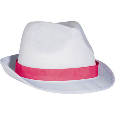 Sombrero blanco con banda de color - Foto 5