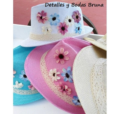 Sombrero Borsalino Floral - Foto 4