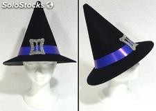 Sombrero bruja negro fkd.