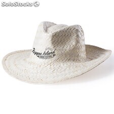 Sombrero de paja en color natural con confortable cinta