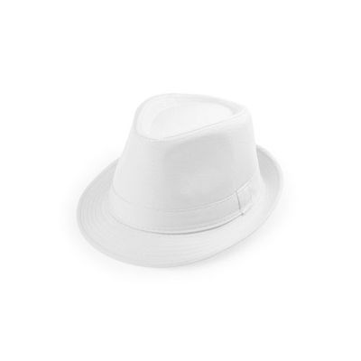 Sombrero en combinación de materiales algodón y poliést