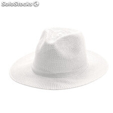 Sombrero en material sintético de sobrios colores con c