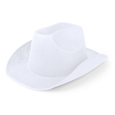 Sombrero en poliéster de sobrios colores con confortabl