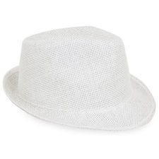 Sombrero fibra natural blanco