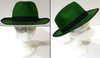 Sombrero ganster fieltro verde