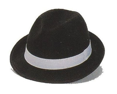 Sombrero ganster mediano negro