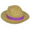 Sombrero paja ala corta con cinta - 1