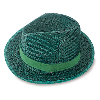 Sombrero paja ala corta con cinta grabada a 1 color - Foto 3