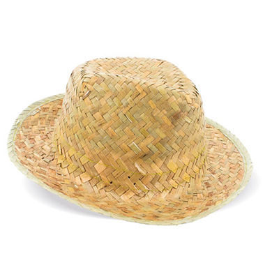 Sombrero paja ala corta con cinta grabada a 1 color - Foto 5
