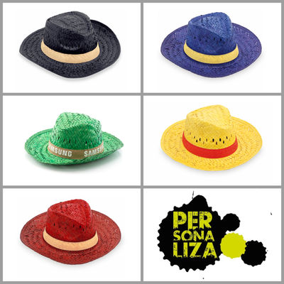 Sombrero Paja Colores