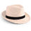 Sombrero paja tirolés con cinta grabada 1 color - 1