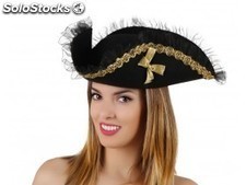 Sombrero pirata en fieltro