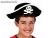 Sombrero pirata negro calavera