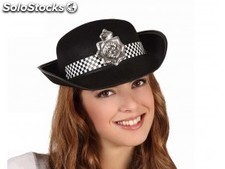 Sombrero policia inglesa placa