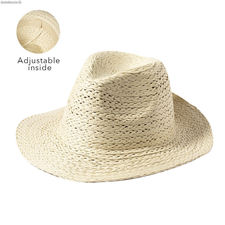 Sombrero sintético de acabado natural
