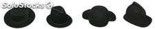 Sombrero torero flocado negro, 12