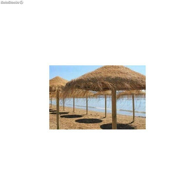 Sombrilla de esparto 2,2 metros ideal para playas y comunidadesnovedad 2023