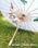 Sombrilla Parasol Blanco de Tela Floral. Parasol boda - 1
