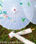 Sombrilla Parasol Blanco de Tela Floral. Parasol boda - Foto 3