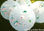 Sombrilla Parasol Blanco de Tela Floral. Parasol boda - Foto 4