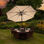 Sombrilla Voladiza Inclinable de 2.7m con Luces LED - Crema - Foto 2