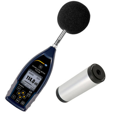 Sonómetro PCE-428-Kit con calibrador