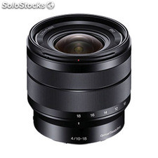 Sony 10-18m m f / 4 OSS Alfa E-mount gran angular lente de zoom (Negro)