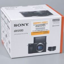 Sony alpha A6100 mirrorless digital camera with 16-50MM lens