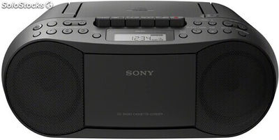 Sony Boombox (CD, Kasette, Radio) schwarz - CFDS70B.ced