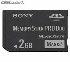Sony Cartão de memória Memory Stick PRO Duo 2 GB Mark2 + adaptador