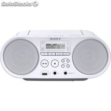 Sony CD-Radio ukw aux, CD, usb weiß - ZSPS50W.ced
