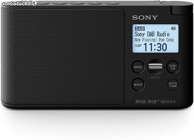 Sony Digitalradio (dab+, FM, rds, Wecker) schwarz - XDRP1DBPB.CE7