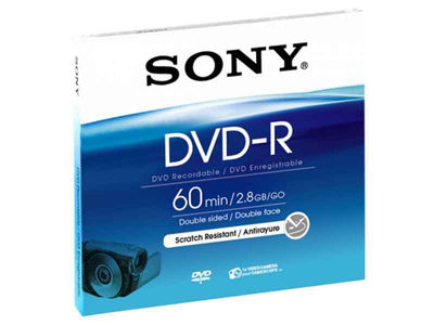 Sony DVD-r 8cm 60Min/2x Jewelcase (5 Disc) Double Sided DMR60A - Foto 2