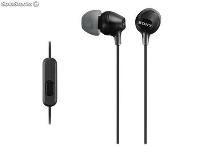 Sony mdr-EX15APB ex Series Earphones with microfone Black MDREX15APB.CE7