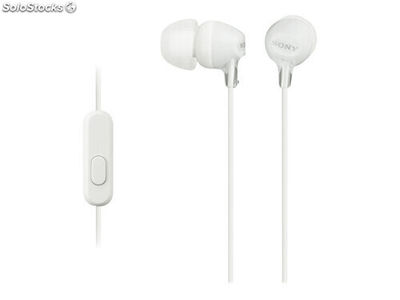 Sony mdr-EX15APW Earphones with microfone White MDREX15APW.CE7