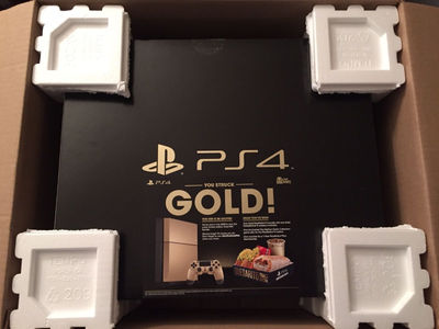 Sony Playstation 4 Gold edição limitada Taco Bell NOVO Abrir caixa para tirar fo