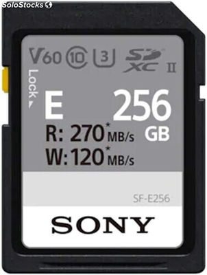 Sony sdxc e series 256GB uhs-ii Class 10 U3 V60 - SFE256
