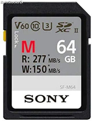 Sony sdxc m series 64GB uhs-ii Class 10 U3 V60 - SF64M