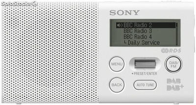 Sony Taschenradio (dab/dab+, 20h Akku) weiß - XDRP1DBPW.CE7