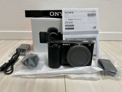 Sony zv-E10 mirrorless camera with 16-50MM lens (black) retail kit