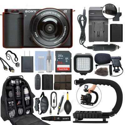 Sony zv - E10 mirrorless camera with 16-50MM lens (black) retail kit
